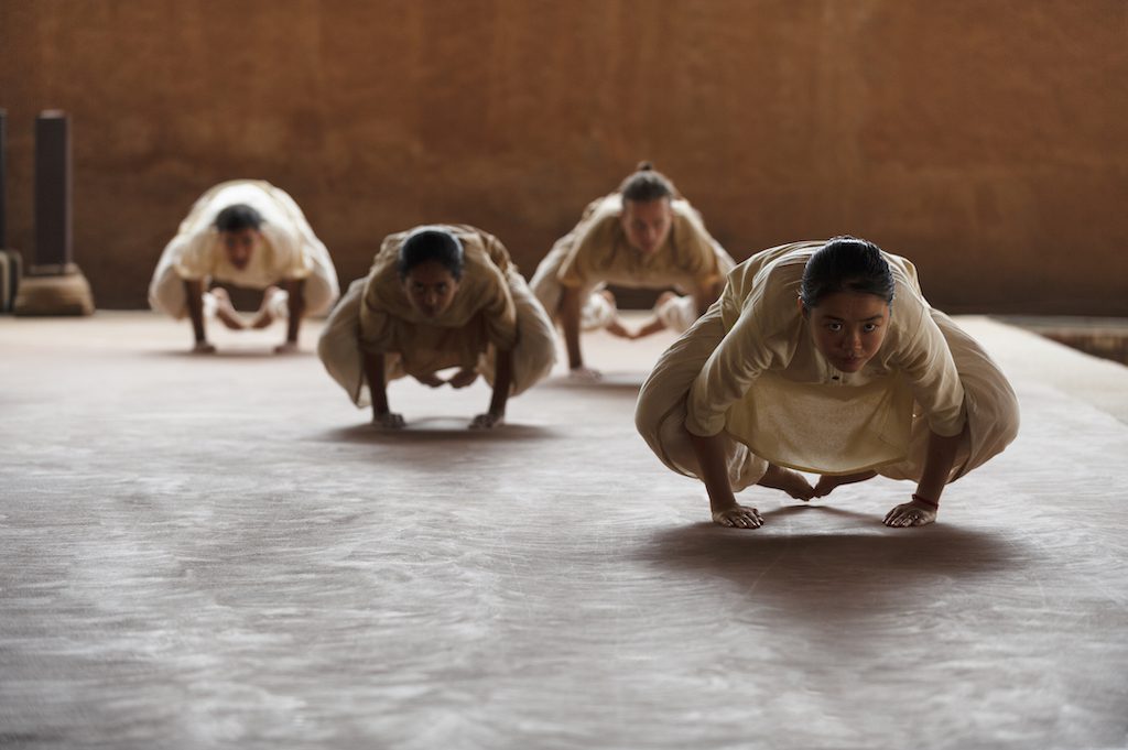 Students practicing Yogasana